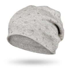 Czapka zimowa Peterson PTN HAT-04 szara. Szare czapki zimowe Peterson, bez wzorów, z dzianiny. Za 54.00 zł.