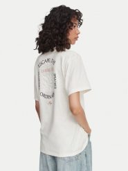 HUGO T-Shirt Vintage 50573326 Biały Oversize. Białe t-shirty Hugo, xs, bez wzorów, z bawełny, vintage, bez kołnierzyka, bez ramiączek. Za 299.99 zł.