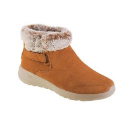 Buty zimowe damskie, Skechers On The Go Joy - First Glance. Brązowe buty trekkingowe Skechers, na zimę, bez zapięcia. Za 209.99 zł.