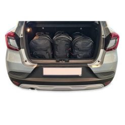 Torby Do Bagażnika Renault Captur 2019+ 3Szt Kjust. Czarne torby podróżne KJUST, bez wzorów. Za 944.00 zł.