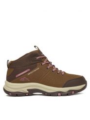 Skechers Trekkingi Trego 180005/BRMT Brązowy. Brązowe buty trekkingowe Skechers, ze skóry, bez zapięcia. Za 479.99 zł.