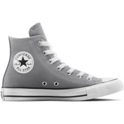 Buty sportowe Converse Chuck Taylor All Star. Szare buty treningowe Converse, bez wzorów, z zamszu, bez zapięcia. Za 390.00 zł.