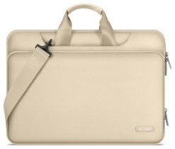 Torba Tech-Protect PocketBag 15-16'' beżowy. Brązowe torby na laptopa TECH-PROTECT, bez wzorów, na ramię. Za 84.90 zł.