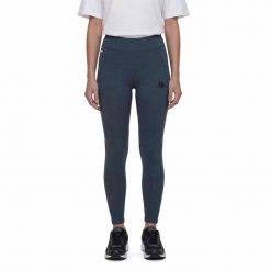 Damskie legginsy Kappa Idva. Niebieskie legginsy Kappa, bez wzorów, sportowe. Za 258.00 zł.