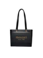 Monnari Torebka BAG2250-020 Czarny. Czarne listonoszki Monnari, bez wzorów, ze skóry, bez dodatków. Za 99.99 zł.