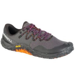 Buty do biegania damskie, l Trail Glove 7. Czarne buty do biegania Merrell, bez wzorów, bez zapięcia, do biegania. Za 549.99 zł.