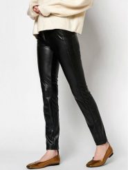 Rosner Legginsy "Alisa" w kolorze czarnym rozmiar: 40/L30. Czarne legginsy Rosner, bez wzorów, ze skóry. Za 194.95 zł.