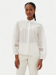 Gaudi Koszula 511FD45028 Écru Regular Fit. Koszule Gaudi, bez wzorów, z bawełny, bez kołnierzyka, bez ramiączek. Za 339.99 zł.