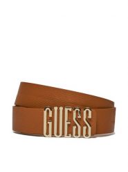 Guess Pasek Damski BW9069 P4135 Brązowy. Brązowe paski Guess, z aplikacjami, ze skóry. Za 129.99 zł.