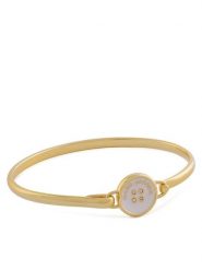 Marc Jacobs Bransoletka The Button Hinge Bracelet 2R4JBR001J34 Złoty. Żółte bransoletki Marc Jacobs, metalowe. Za 379.99 zł.