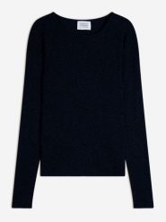 AUTHENTIC CASHMERE Kaszmirowy sweter "Epéna" w kolorze granatowym rozmiar: S. Niebieskie swetry AUTHENTIC CASHMERE, s, bez wzorów, z kaszmiru, bez ramiączek. Za 347.99 zł.