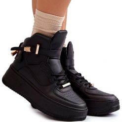 FB2 Damskie Ocieplane Wysokie Buty Sportowe Czarne Lexa. Czarne buty treningowe FB2, bez wzorów, z gumy, przed kolano, bez zapięcia. Za 194.00 zł.