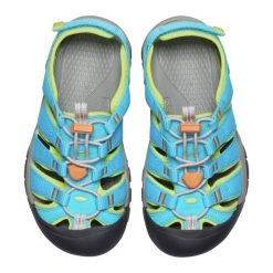 Sandały juniorskie KEEN Newport Boundless. Niebieskie sandały Keen, bez wzorów, sportowe, bez obcasa, bez zapięcia. Za 134.19 zł.