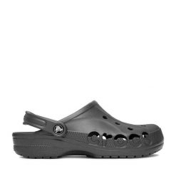 Klapki Crocs. Szare klapki Crocs, bez wzorów, bez obcasa, bez zapięcia. Za 199.99 zł.