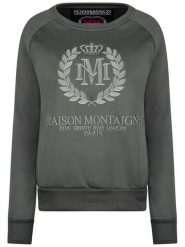 Maison Montaigne Bluza "Fimosai" w kolorze antracytowym rozmiar: L. Czarne bluzy Maison Montaigne, l, bez wzorów, bez kaptura. Za 96.83 zł.