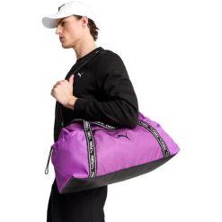 Torba Puma At Ess Sports Bag, Dla obu płci. Fioletowe torby sportowe Puma, bez wzorów, z poliesteru. Za 290.00 zł.