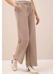 Cecil Spodnie w kolorze szarobrązowym rozmiar: L/L30. Brązowe spodnie materiałowe Cecil, bez wzorów, z materiału, z podwyższonym stanem. Za 131.43 zł.