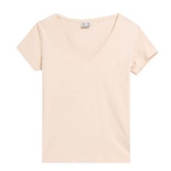 Koszulka Damska 4F. Brązowe t-shirty sportowe 4f, bez wzorów, bez ramiączek. Za 60.99 zł.