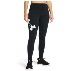 Legginsy damskie Under Armour Campus. Czarne legginsy Under Armour, bez wzorów, sportowe. Za 149.99 zł.
