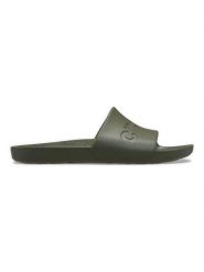 Crocs Klapki w kolorze khaki rozmiar: 38/39. Brązowe klapki Crocs, bez wzorów, klasyczne, z otwartym noskiem, bez obcasa, bez zapięcia. Za 110.29 zł.