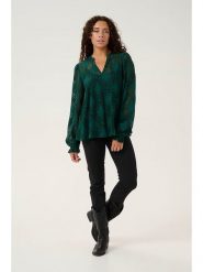 CULTURE Bluzka w kolorze turkusowym rozmiar: XS. Niebieskie bluzki Culture, xs, bez wzorów, z koronki, bez kołnierzyka, bez ramiączek. Za 104.99 zł.