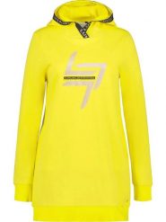 Sweter Damski Luhta Iiranta. Żółte swetry Luhta, s, bez wzorów, z bawełny, bez ramiączek. Za 449.00 zł.