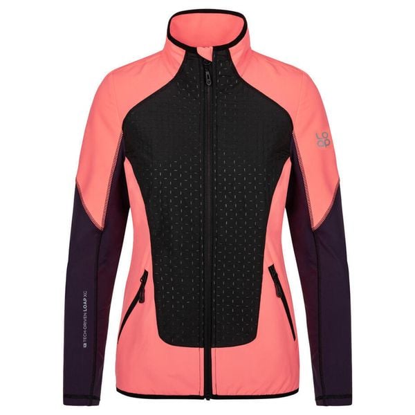 Kurtka softshell damska LOAP Uxula XS — Tecnosoft, pomarańczowa. Brązowe kurtki przejściowe sportowe Lolë, xs, bez wzorów, z softshellu, bez kaptura. Za 253.99 zł.