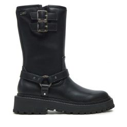 Botki Liu Jo. Czarne botki Liu Jo, bez wzorów, bez obcasa, na płaskiej podeszwie, bez zapięcia. Za 729.99 zł.