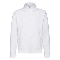 Bluza Premium Unisex Dla Dorosłych. Białe bluzy fruit of the loom, xl, bez wzorów, sportowe, bez ramiączek, bez kaptura. Za 177.99 zł.