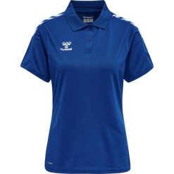 Damska koszulka polo Hummel Functional. Niebieskie t-shirty sportowe Hummel, l, bez wzorów, bez ramiączek. Za 157.50 zł.