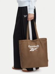 Reebok Torebka CWBEO-RBK-M-012-10 Brązowy. Brązowe shopper bag Reebok, bez wzorów, z materiału, bez dodatków. Za 69.99 zł.