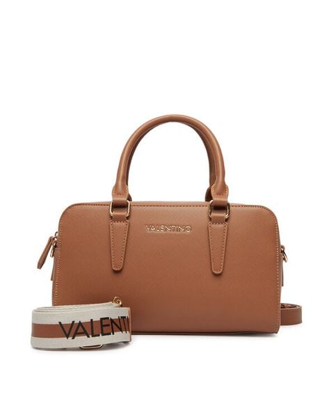 Valentino Torebka Zero Re VBS7B323 Brązowy. Brązowe torebki klasyczne Valentino, bez wzorów, ze skóry, bez dodatków. Za 403.99 zł.
