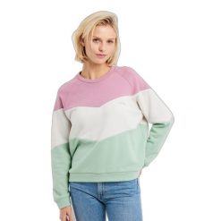 Bluza damska Protest NXGSANCY sweatshirt. Białe bluzy bez kaptura Protest, s, bez wzorów, z dresówki, bez kaptura, na fitness i siłownię. Za 289.99 zł.