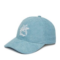 Czapka z daszkiem Roxy. Niebieskie czapki z daszkiem Roxy, bez wzorów. Za 39.99 zł.