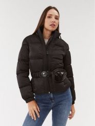 Guess Kurtka zimowa Lucia W3BL19 WEX12 Czarny Regular Fit. Czarne kurtki Guess, na zimę, xxl, z aplikacjami, z syntetyku, bez kaptura. Za 639.99 zł.