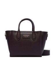 Emporio Armani Torebka EW002328 AF17799 Bordowy. Czerwone torebki klasyczne Emporio Armani, bez wzorów, ze skóry, bez dodatków. Za 1,464.00 zł.
