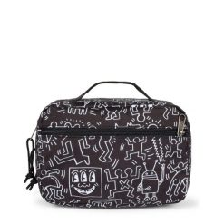 Torba do przechowywania Eastpak x Keith Haring Road. Czarne torby podróżne Eastpak, bez wzorów, z materiału. Za 190.00 zł.