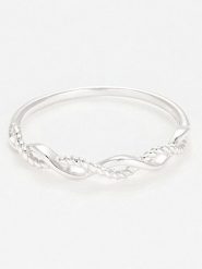 OR ÉCLAT Złoty pierścionek "Infini" rozmiar: 56. Szare pierścionki Or Éclat, złote. Za 398.77 zł.