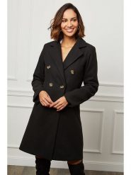 L'armoire de Suzette Płaszcz przejściowy w kolorze czarnym rozmiar: 42. Czarne płaszcze L'armoire de Suzette, l, bez wzorów, klasyczne, bez kaptura. Za 227.45 zł.