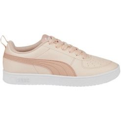 Buty Puma Rickie Island 387607 05 różowe. Czerwone buty treningowe bez wzorów, z gumy, bez zapięcia. Za 313.53 zł.