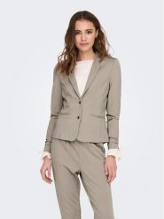 ONLY Marynarka 15153144 Szary Regular Fit. Szare marynarki i żakiety ONLY, s, bez wzorów, z syntetyku, bez ramiączek. Za 69.99 zł.
