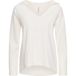 Bluza "oversize" z kapturem bonprix biel wełny. Bluzy marki KALENJI. Za 27.99 zł.