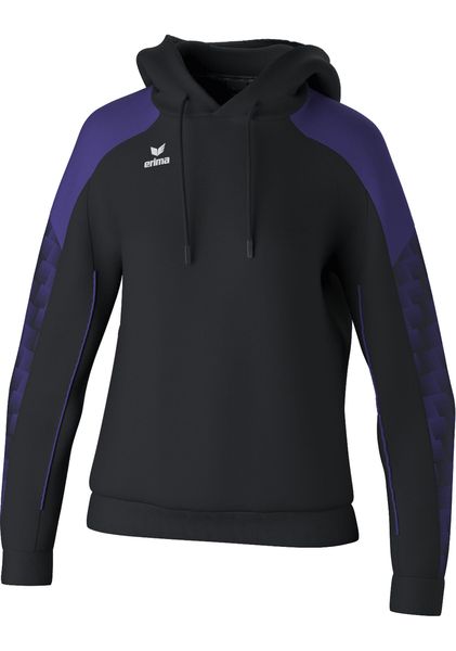 Bluza damska z kapturem Erima Evo Star. Niebieskie bluzy Erima, bez wzorów, z materiału, z kapturem, do piłki nożnej. Za 203.40 zł.