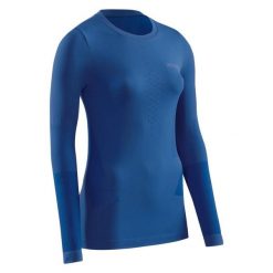 Koszulka sportowa z długim rękawem CEP Cold Weather Base damska. Niebieskie t-shirty sportowe CEP, m, bez wzorów, bez ramiączek, do biegania. Za 209.00 zł.