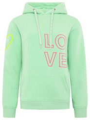 Zwillingsherz Bluza "Alissa 2.0" w kolorze zielonym rozmiar: L/XL. Zielone bluzy z kapturem Zwillingsherz, l, bez wzorów, z kapturem. Za 185.76 zł.