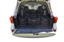 Torby Do Bagażnika Toyota Land Cruiser V8 2010-2017 6Szt Kjust. Czarne torby podróżne KJUST, bez wzorów, z kauczuku. Za 1,841.00 zł.