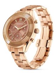 Swarovski Chronograf w kolorze złotym rozmiar: onesize. Żółte, analogowe zegarki Swarovski, ze stali. Za 861.99 zł.