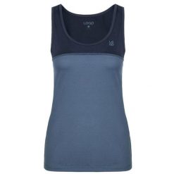 Damski podkoszulek Loap Mery Blue. Niebieskie bielizna termoaktywna damska ZSPORT, bez wzorów, bez ramiączek. Za 151.99 zł.