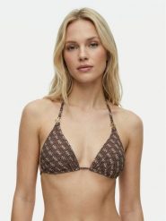 Guess Góra od bikini E6GJ48 KCBJ0 Brązowy. Brązowe bikini Guess, z aplikacjami, z syntetyku. Za 339.99 zł.