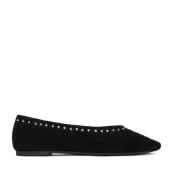 Baleriny Lasocki. Czarne baleriny Lasocki, bez wzorów, bez obcasa, bez zapięcia. Za 179.99 zł.